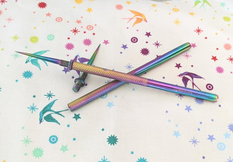 Tula Pink's 6 Inch Safety Stiletto Rainbow Tool