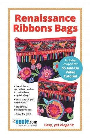 ByAnnie Renaissance Ribbon Bags Pattern