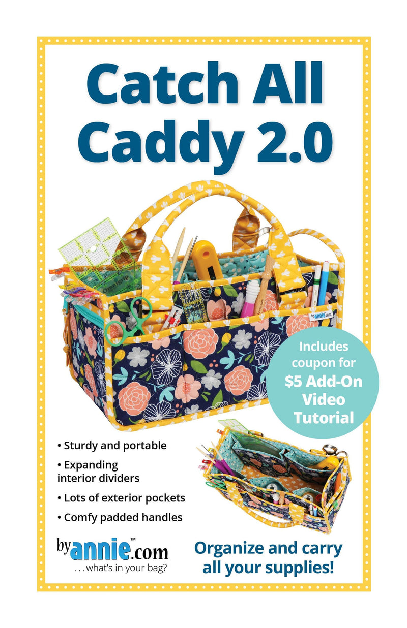 ByAnnie Catch All Caddy 2.0 Pattern *Optional Hardware Kit*
