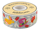 Tula Pink Curiouser Madhatter Gray 2" Ribbon