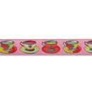 Tula Pink Curiouser Tea Time Pink 7/8" Ribbon