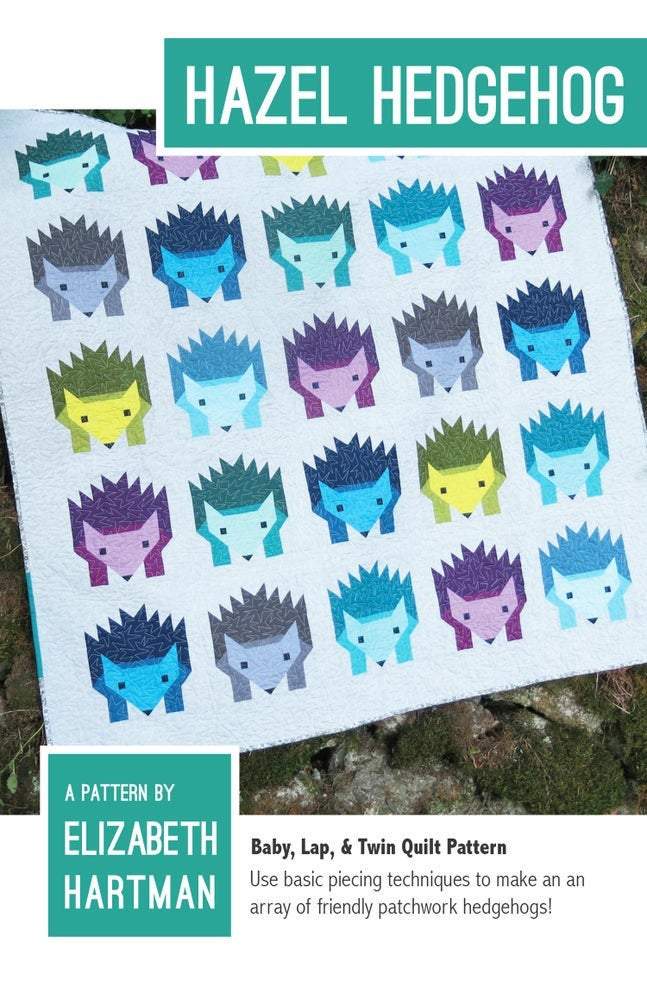 Hazel Hedgehog Quilt Pattern by Elizabeth Hartman