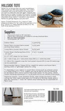 Hillside Tote Sewing Pattern by Noodlehead