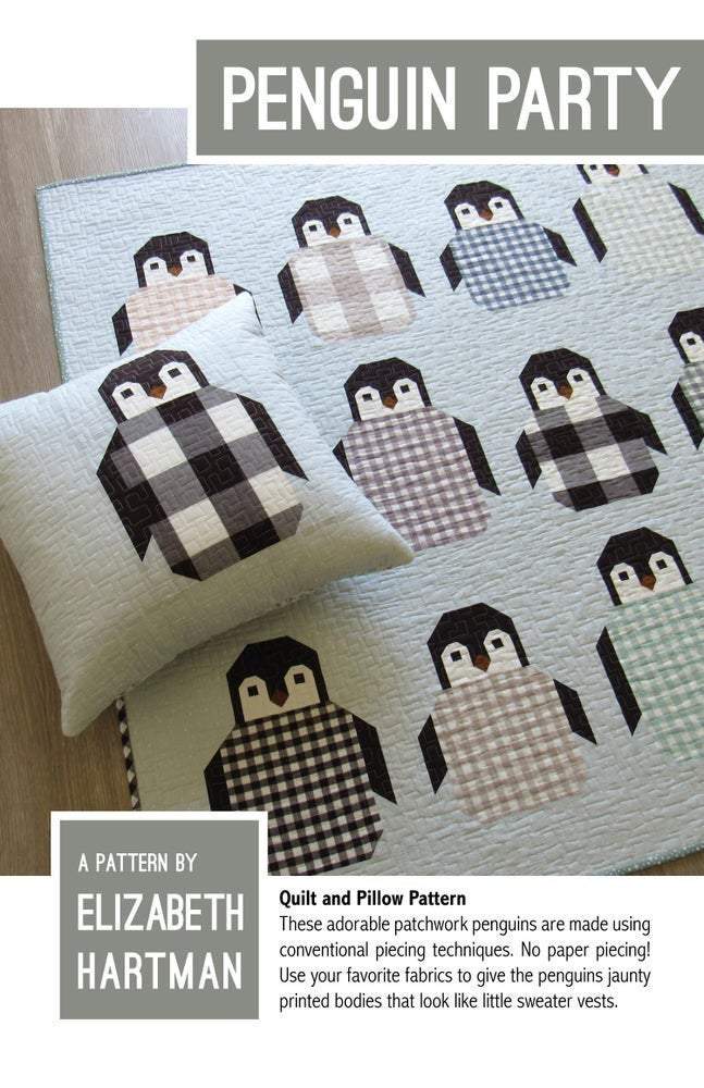 Penguin Party Quilt Pattern by Elizabeth Hartman