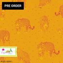 Tula Pink's Daydreamer Lil Jaguares, Papaya