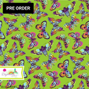 Tula Pink's Daydreamer Butterfly Kisses, Avocado