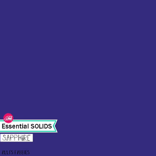 Tula Pink Essential Designer Solids - Sapphire
