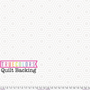Tula Pink's True Colors 108" Wide Quilt Backing, Hexy XL, Snowfall