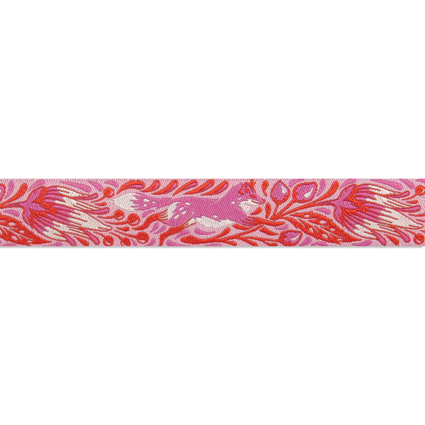 Tula Pink's Out Foxed Pink 7/8"-Glimmer